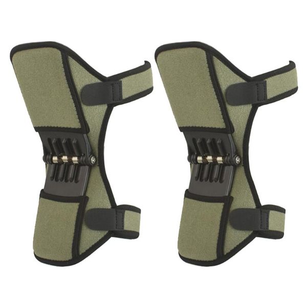 

mry new power lift joint support knee pads breathable non-slip powerful rebound force knee joint sport protective gear, Black;gray