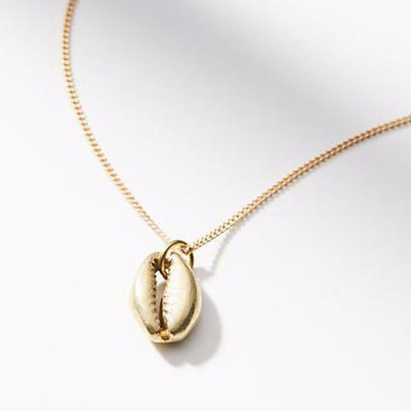 

gold/silver boho beach sea shell cowrie pendant chain necklace jewelry gift
