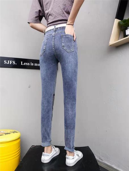 

lake blue women's tailored waist and hip princess jeans bk2289