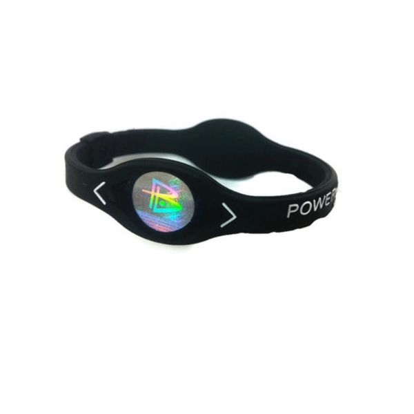 

1pc women energy charm designer power energy bracelet bangles for men sport wristbands ion magnetic therapy silicone