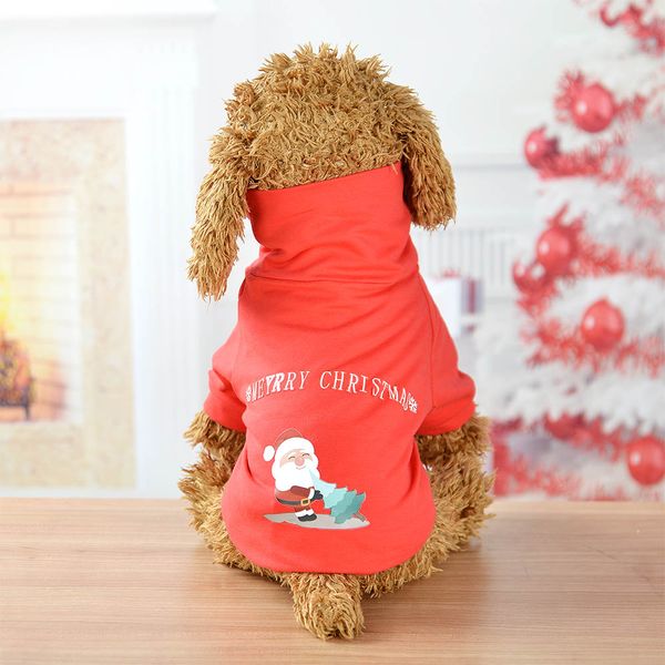 

sweet christmas comfortable pet clothes festival sweater cute pet dog winter dog clothes set clothing pets warm new year