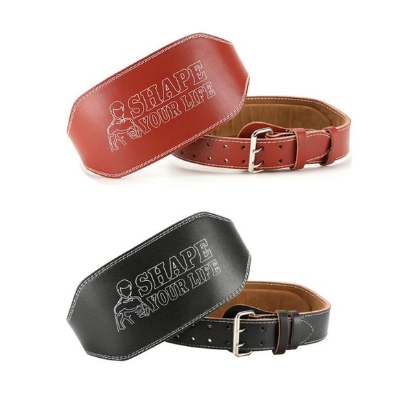 

leather weightlifting belt barbell powerlifting squat gym belt lumbar protector bodybuilding muscle training weight lifting