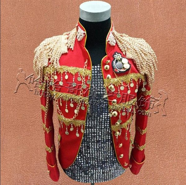 

punk clothes star style dress men blazer designs homme terno stage costumes for singers jacket men suits dance clothing red, White;black