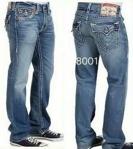 

True Demin Jeans Men Religion Jeans Designer Fashion Jeans TR Straight Long Pants