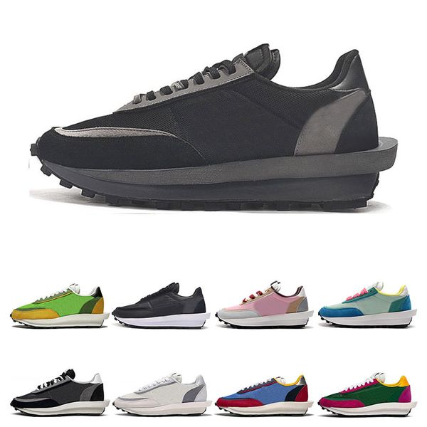 

2020 sacai ldv waffle running shoes for men women black white grey pine green gusto varsity blue mens trainers fashion sport sneakers