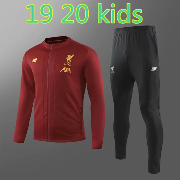 

19 20 club atletico madrid real madrid ronaldo rome messi ajax 2019 2020 soccer kids hat jacket football sportswear jogging barcelona, Black