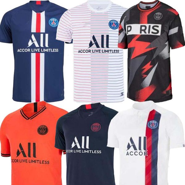 

maillots de foot 19 20 psg soccer jersey 2019 2020 paris mbappe cavani verratti jersey special edition football shirt home camiseta de futb, Black;yellow