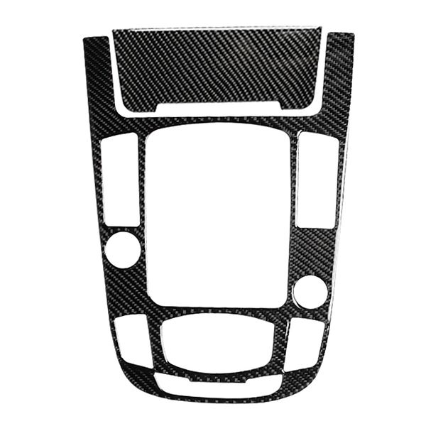 

carbon fiber gear shift panel cover trim fit for a4 a5 2013-2016 q5 2013-2018 type c