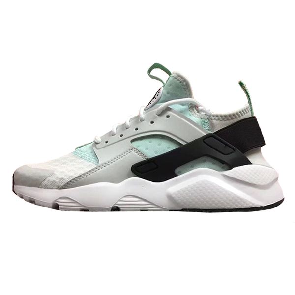 black and mint green huaraches
