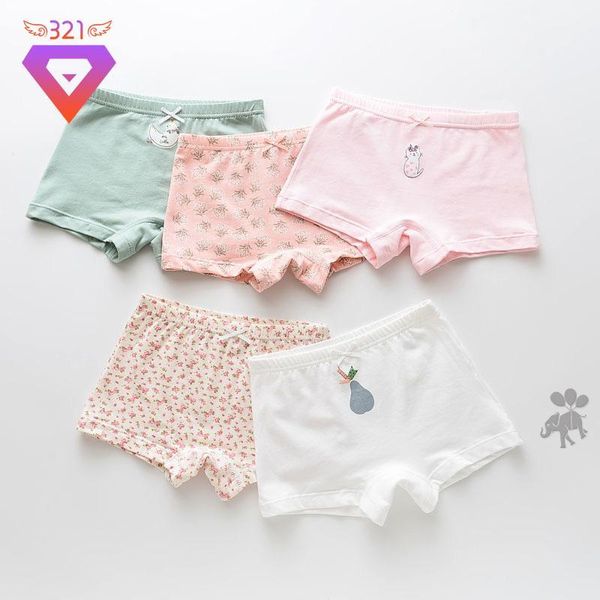 

5pcs pack 2019 fashion new baby girls underwear organic cotton panties for girls kids short briefs children underpants, Camo