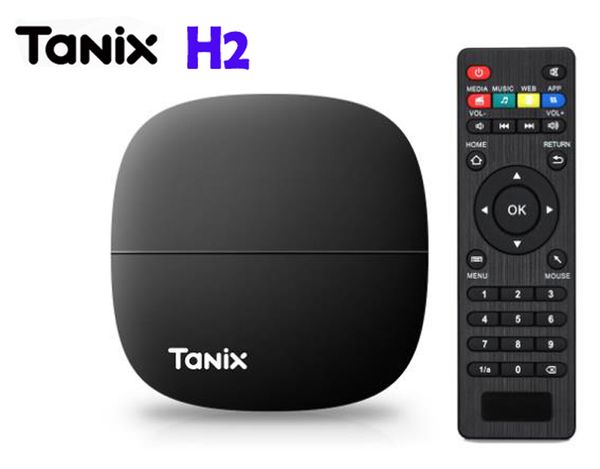 

tanix h2 2gb 16gb tv box android 9,0 hi3798m quad core 4k 2.4g wi-fi google плеер youtube media player