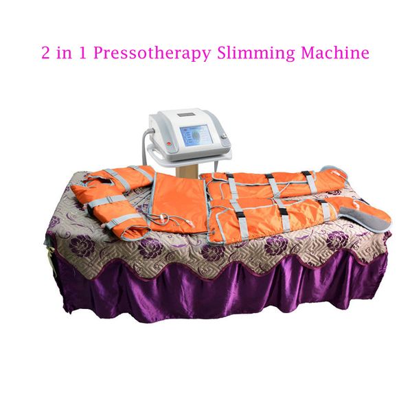 110V-220V Luftwellendruck FAR INFRAROT PRESSOTHERAPIE Body Wrap SLIMMING-Maschine Detox-Lymphdrainage Beauty-Massage-Ausrüstung