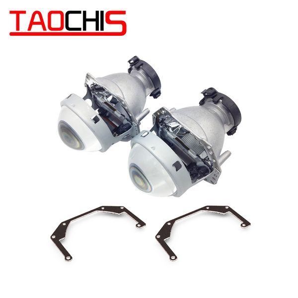 

taochis car styling transition frame adapter hella 3r g5 projector lens retrofit bracket for mitsubishi pajero sport 2008