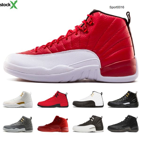

12 gym red basketball shoes for men designers unc michigan college navy classic cny playoff black white designer xii sport sneakers trainers