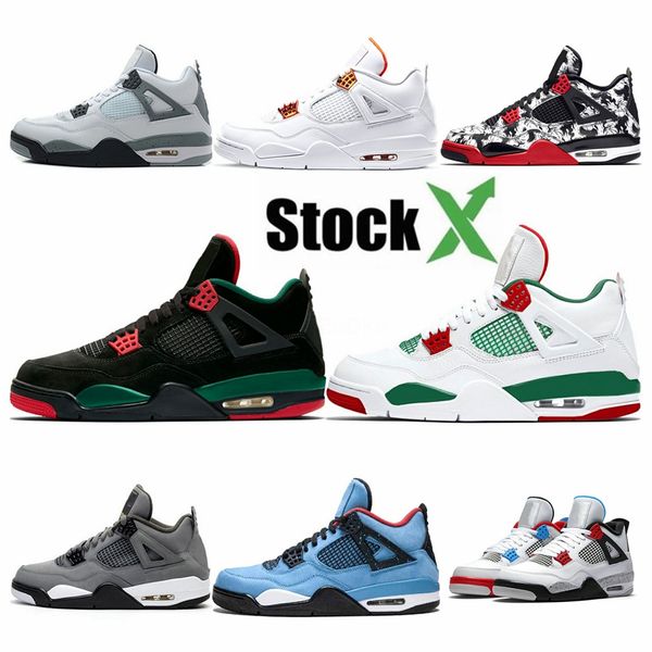 

4s bred 2020 what the basketball shoes 30th anniversary laser silt red splatter singles day lightninx pure money oreo men 4 sneakers 40-47 #