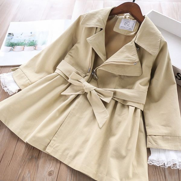 

2020 весна lace манжета пояса girl's пальто пальто оптом, Blue;gray