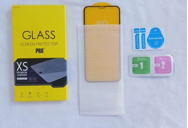 

100pc 9d curved edge round full cover tempered gla cold carving creen protector film for iphone 6 7 8 x plu 5 8 6 1 6 5 with retail box