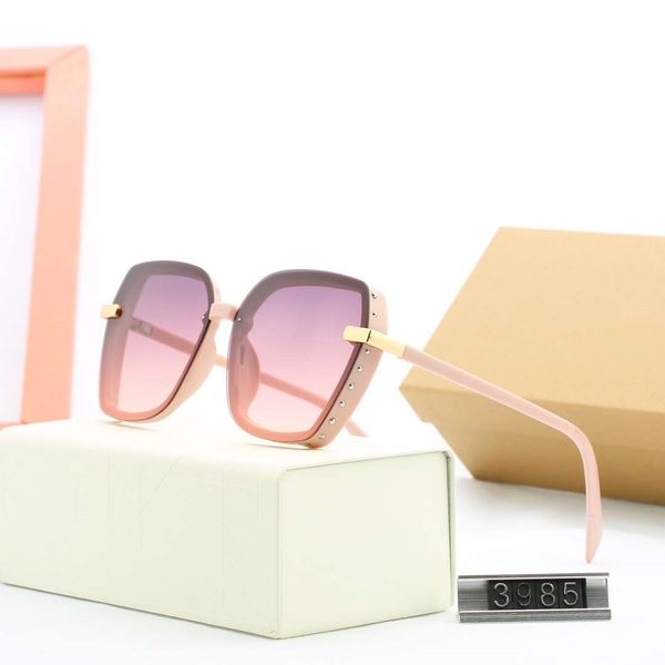 

womens sunglasses designer sunglasses woman brand goggle glasses uv400 d 3985 5 color options with box, White;black
