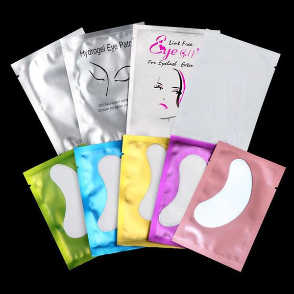 

200 pairs eyelash extension paper patch lint eye tips sticker wraps eyelashes make up tools under eye pillow pads wholesale