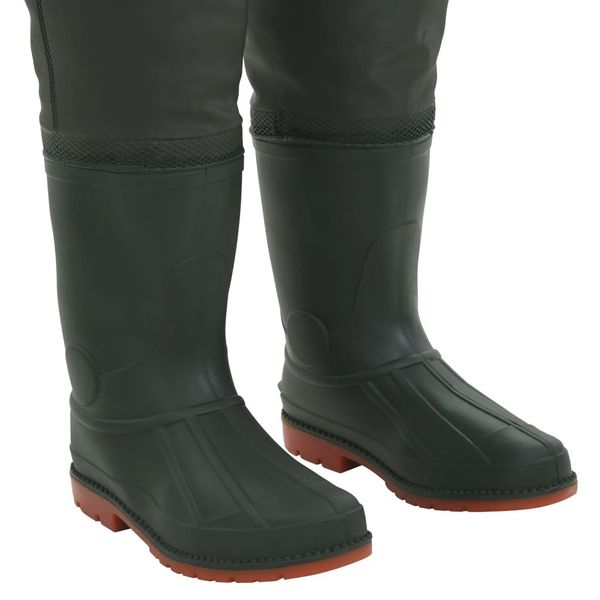 

wading pants with boots green size 45 garden sets