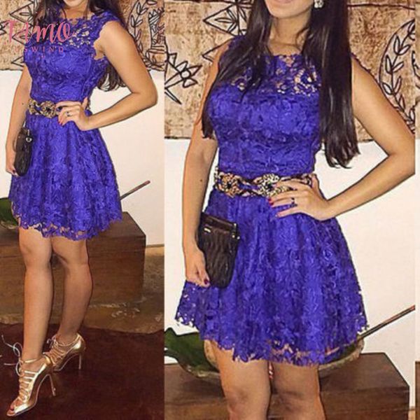 

lace new womens bandage bodycon lace sleeveless party cocktail club casual short mini dress, Black;gray