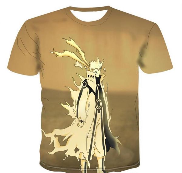 

naruto print funny graphic anime t shirts men/women summer harajuku mens streetwear camisa casual o collar custom shirt, White;black