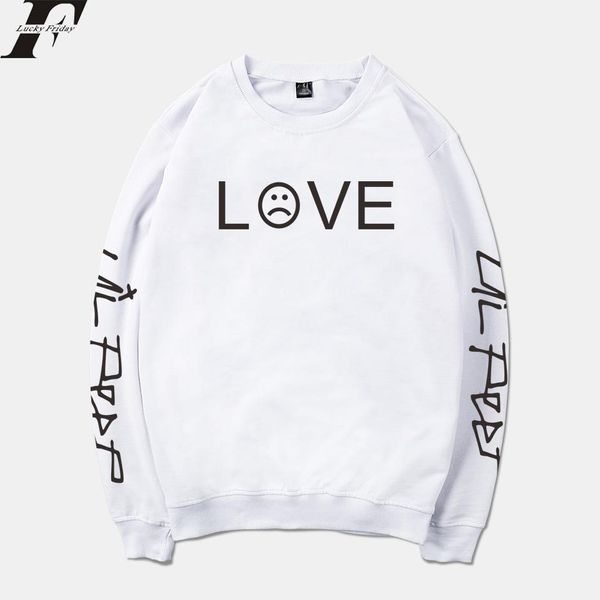 

2018 lil peep moletom хлопок негабаритные толстовки кофты мужчины женщины уличная одежда r. i. p спортивный костюм хит хоп одежда, Black