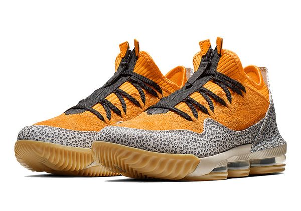 

LeBron 16 Low Basketball Shoes Safari Camo Clear Jade Soundtrack For Sale Best Quality James Sneakers Trainer Shoes With Box Size 7-12