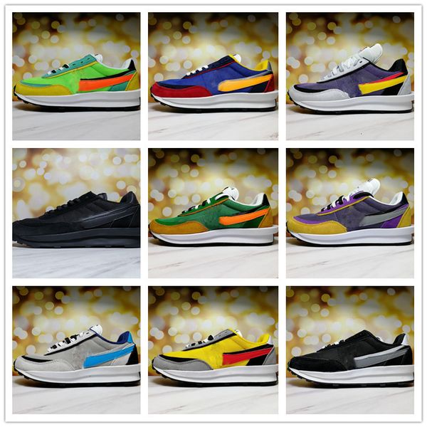 

2020 ld 2019 bargain waffle sale blue multi daybreak mesh upper trainers mens sneakers women fashion breathe sports running shoes green whit