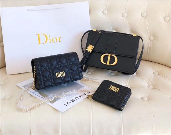 

three-piece designers handbag classic selling style authentic cow high leather luxury handbag clutch shoulder--7