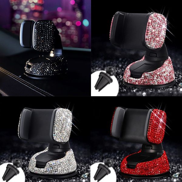 

universal car phone holder air outlet windshield holder glitter diamond car bracket ing