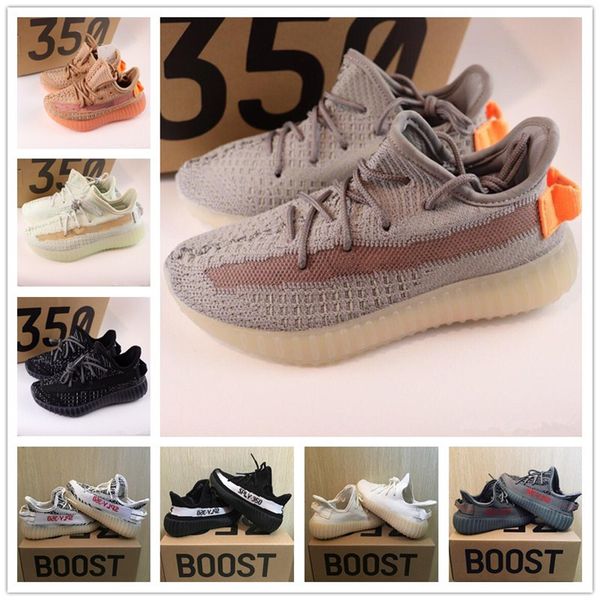 

3m reflective infant 350 v2 tatic kid run toddler running hoe zebra beluga neaker children clay true form hhyper pace cream white