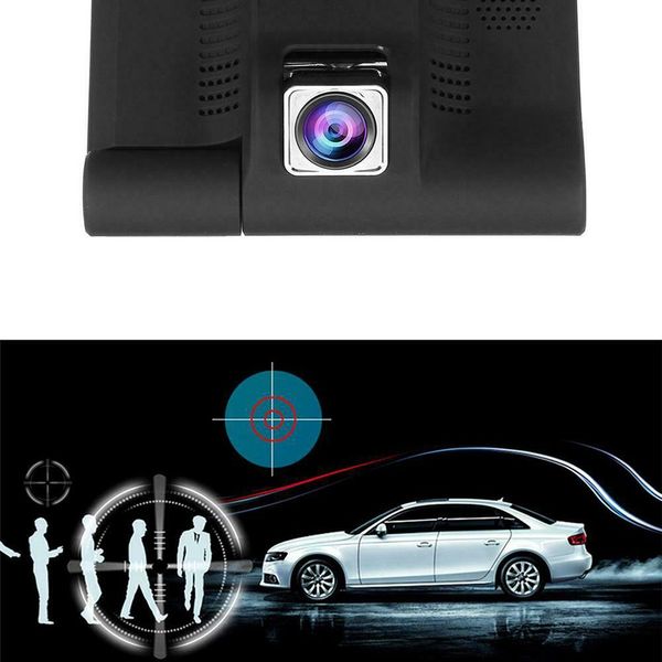 

exquisitely designed durable c9 3 lens car dvr camera 4 inch lcd 1080p ir night vision dash cam recorder