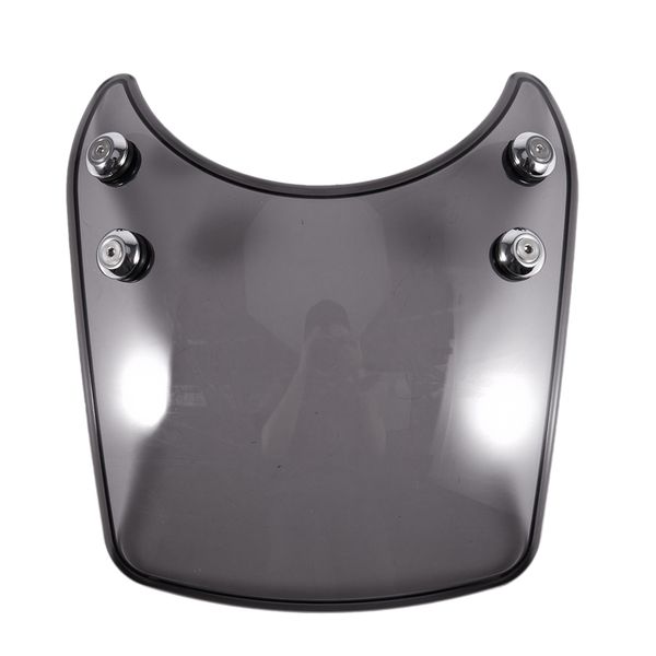 

motorcycle adjustable custom compact sport wind deflector windshield fits for sportster 04-up xl883 xl1200 series models(gray