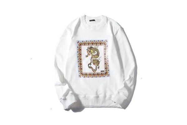 

2019 autumn and winter men 's hooded sweater jm19928019y9, White;black