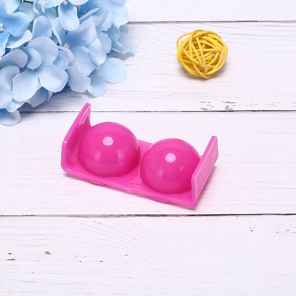 

1pc nail art double cup bowl dappen dish plastic rose white manicure tool