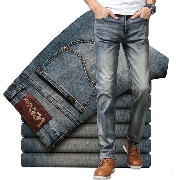 

the blue restore ancient ways do old thick elastic straight fashion men's trousers