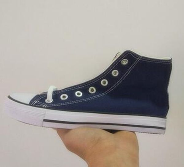 

2018 fashion classic high casual shoes low style sports stars chuck classic canvas shoe sneakers men's women's canvas shoes, Black