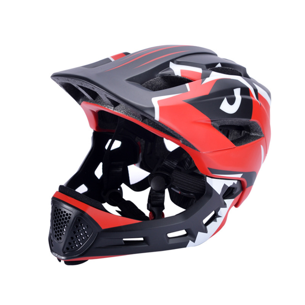 

2020 fashional bicycle helmet children 13 air vents bike helmet for kids child with detachable chin guard