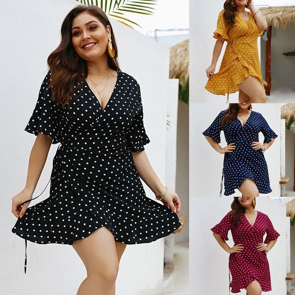 

мода женщины лето пляж boho мини-платье повседневная вечерняя вечеринка короткий сарафан плюс размер xl-4xl, Black;gray
