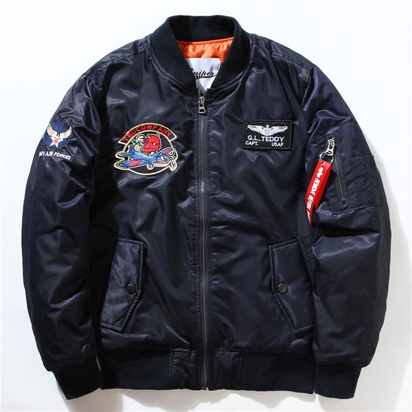 

autumn new jacket men printed letter jackets casual male outwear bomber jacket army green clothes streetwear mens baseball coats, Black;brown