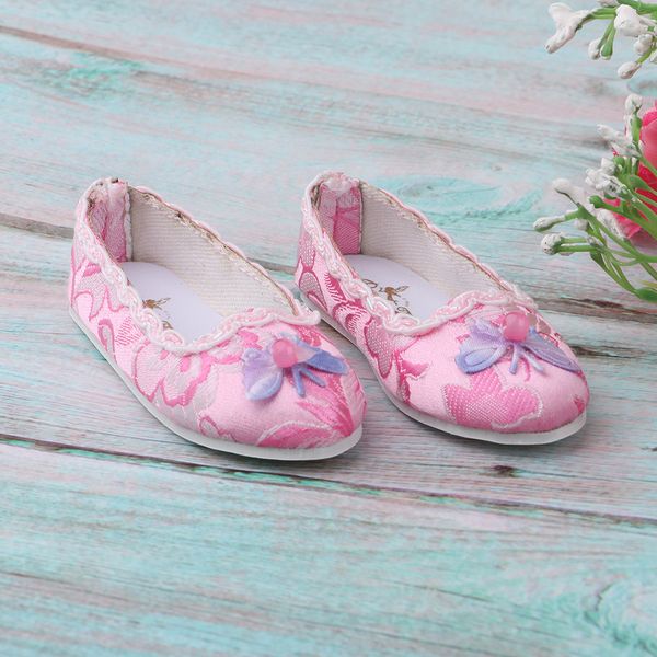 

pair of fashion flat shoes for 1/3 scale bjd girl dolls dress up accessory