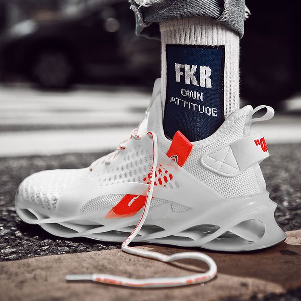

new trend blade running shoes for men cushioning sport shoes good quality outdoor athletic jogging sneakers