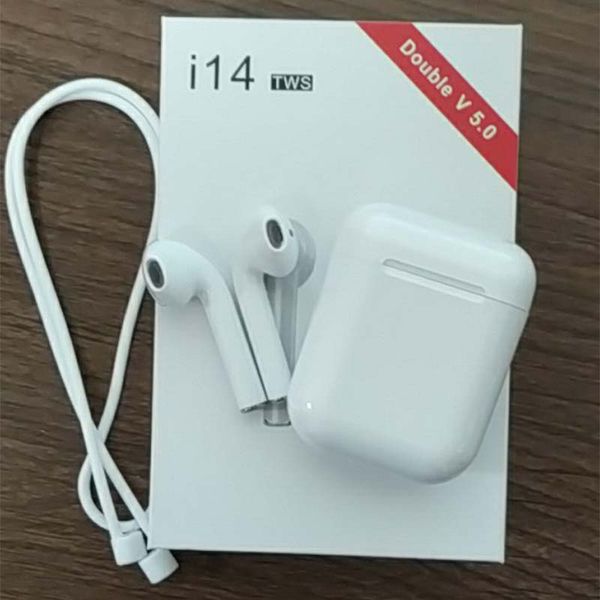 

2019 i14 TWS Беспроводная связь Bluetooth 5.0 Наушники-вкладыши Сенсорное управление для iPhon