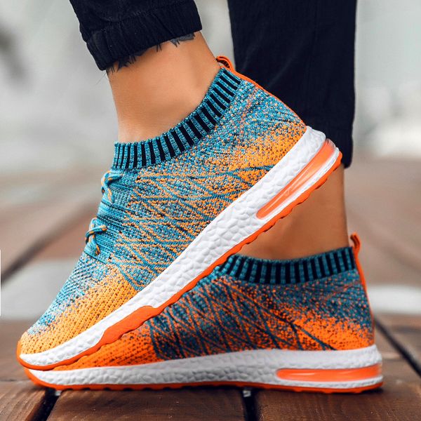 

2020 brand new products осень new flying тканые упругие дышащий вскользь walking спорт tide обувь кроссовки