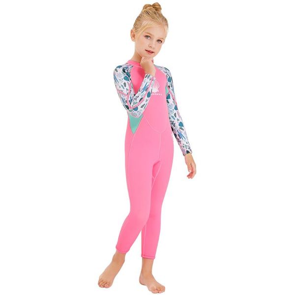 

surfing diving scuba snorkeling wet suit girls wetsuit 2.5mm neoprene children for outdoor watering playing supply