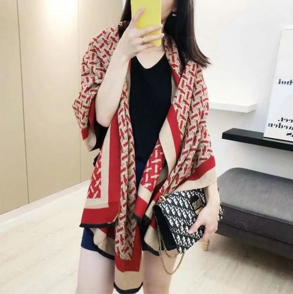 

Новые зимние роскошные кашемировые шарфы высокого класса классический бренд мод