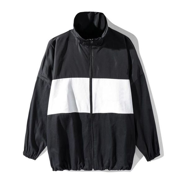 

luxury new mens jacket mens hooded jacket men women nylon denim waterproof windbreaker jacket coat, Black;brown