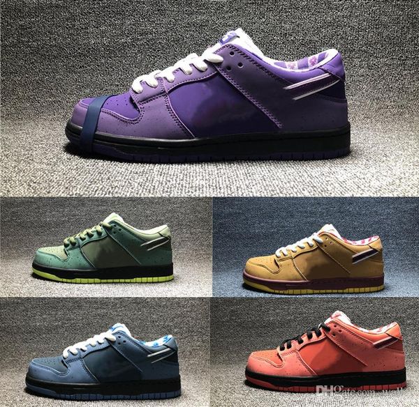 

purple lobster diamond su fashion designer star sole casual sports shoes concepts x sb dunk low skateboard shoes 36-45