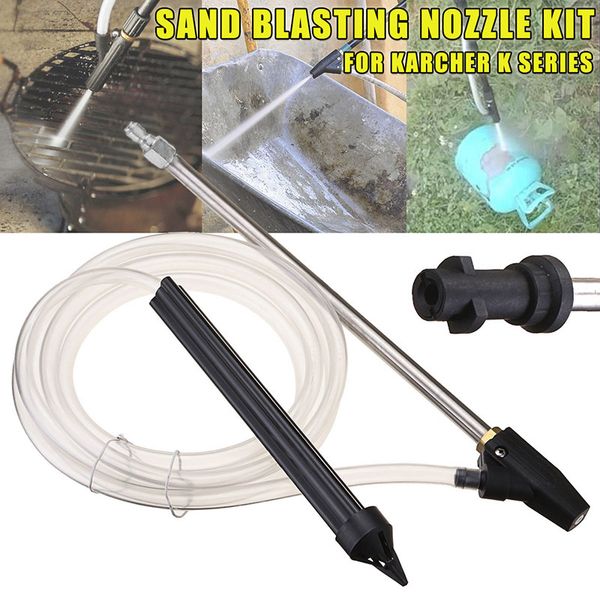 

sandblasting device kit sand wet blasting washer 1/4 high pressure accessories 2019ing